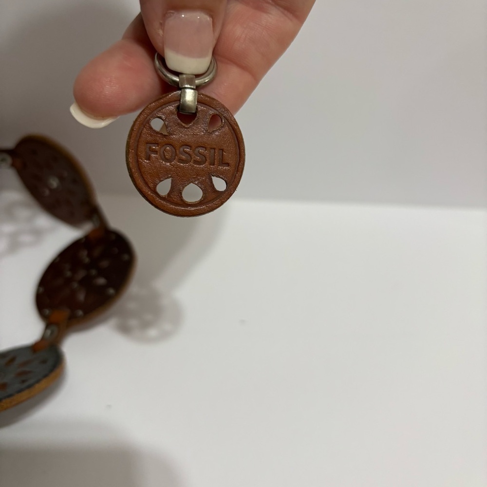 Fossil Multicolor Circle Link Belt - image 5